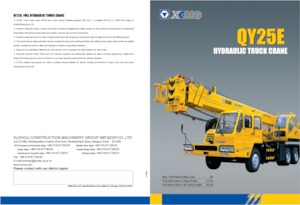 Macarale telescopice montate pe camion XCMG QY25E