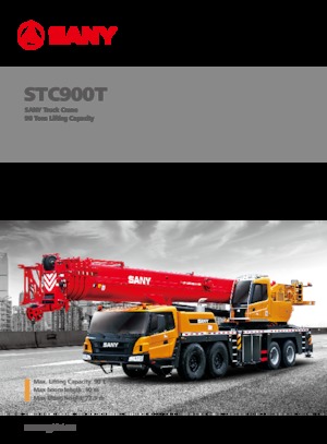 Macarale telescopice montate pe camion Sany STC900T