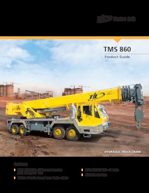 Macarale telescopice montate pe camion Til TMS 860