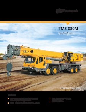 Macarale telescopice montate pe camion Til TMS 880M