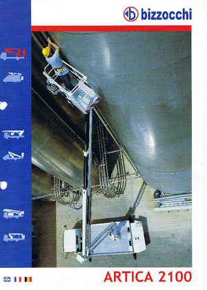 Nacele cu braț articulat montate pe trailer Bizzocchi Artica 2100