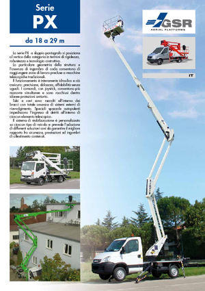 Nacele cu braț articulat montate pe trailer GSR E 180 PX Comfort