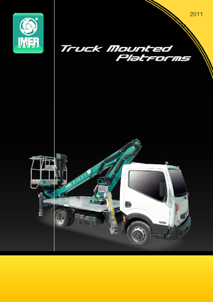 Nacele cu braț articulat montate pe trailer Imer P 23 AS 11