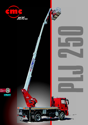 Nacele cu braț articulat montate pe trailer CMC PLJ250