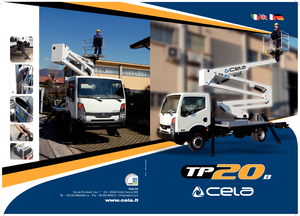 Nacele cu braț articulat montate pe trailer CELA TP20B