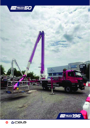 Nacele telescopice montate pe camion CELA DT197