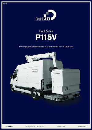 Nacele telescopice montate pe camion Danilift P115V