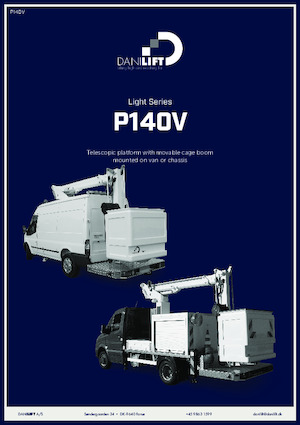 Nacele telescopice montate pe camion Danilift P140V