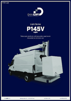 Nacele telescopice montate pe camion Danilift P145V Light