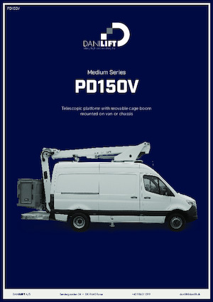 Nacele telescopice montate pe camion Danilift PD150V