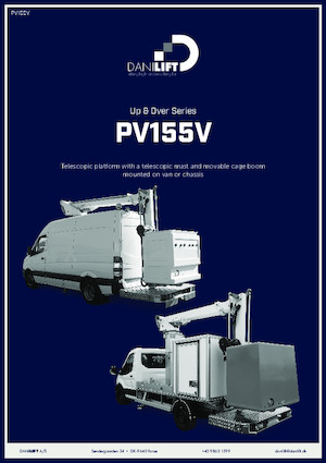 Nacele telescopice montate pe camion Danilift PV155V