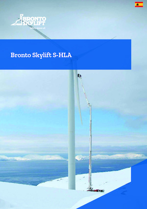 Nacele telescopice montate pe camion Bronto Skylift S104HLA