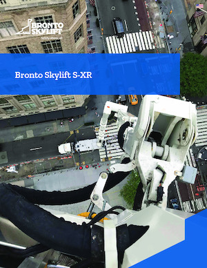 Nacele telescopice montate pe camion Bronto Skylift S183XR