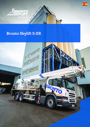 Nacele telescopice montate pe camion Bronto Skylift S70XR