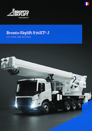 Nacele telescopice montate pe camion Bronto Skylift S70XT-J