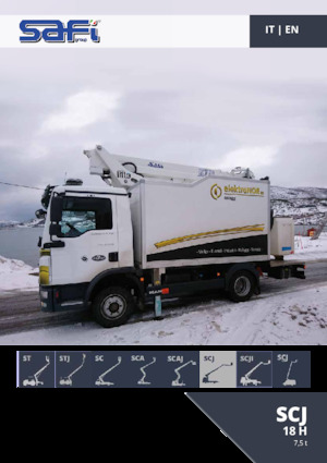 Nacele telescopice montate pe camion Safi SCJ 18