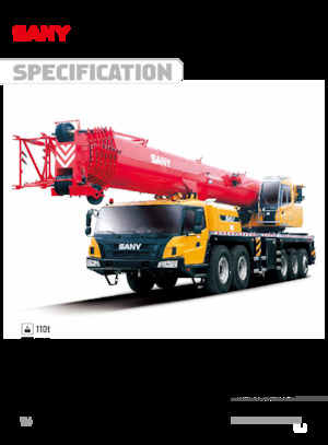 Macarale telescopice montate pe camion Sany STC1100T7-1