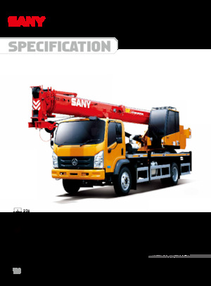 Macarale telescopice montate pe camion Sany STC120T4