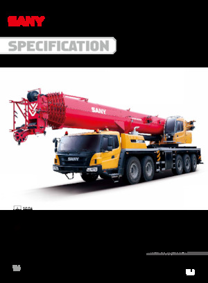 Macarale telescopice montate pe camion Sany STC1600T7