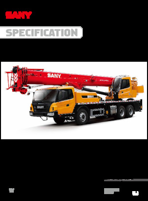 Macarale telescopice montate pe camion Sany STC250C4