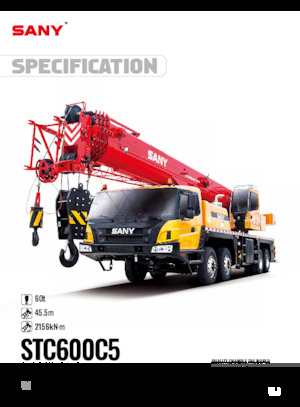 Macarale telescopice montate pe camion Sany STC600C5