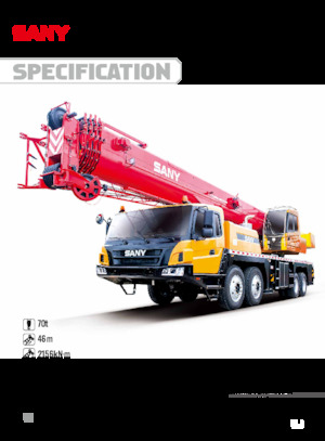 Macarale telescopice montate pe camion Sany STC700C5