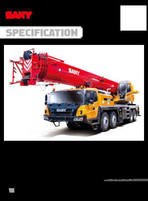Macarale telescopice montate pe camion Sany STC800C5