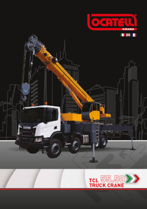 Macarale telescopice montate pe camion Locatelli TCL 55.50