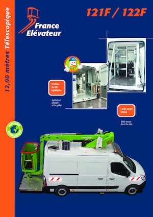 Nacele telescopice montate pe camion France Elévateur 121 F