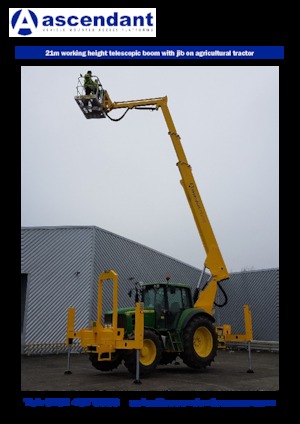 Nacele telescopice montate pe camion Ascendant A22-17TR