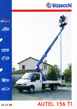 Nacele telescopice montate pe camion Bizzocchi Autel 156 TI