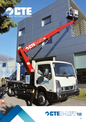 Nacele telescopice montate pe camion CTE B-Lift 150 Pro