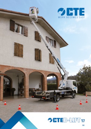 Nacele telescopice montate pe camion CTE B-Lift 17