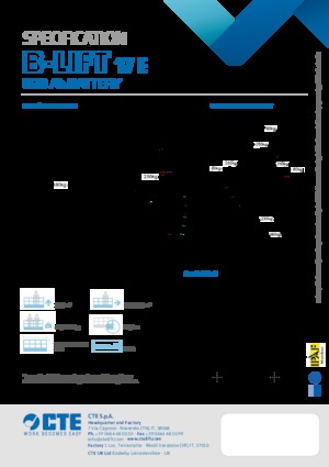 Nacele telescopice montate pe camion CTE B-Lift 17