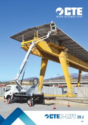 Nacele telescopice montate pe camion CTE B-Lift 20 J