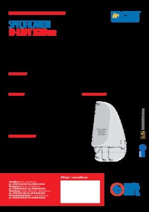 Nacele telescopice montate pe camion CTE B-Lift 320