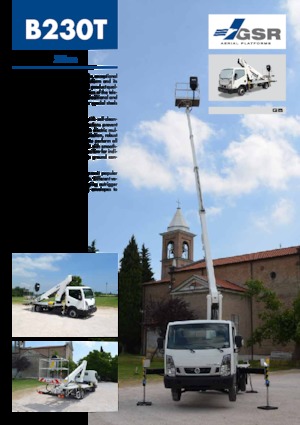 Nacele telescopice montate pe camion GSR B230T Comfort X