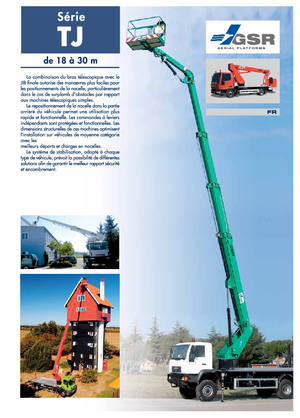 Nacele telescopice montate pe camion GSR E260TJ Comfort