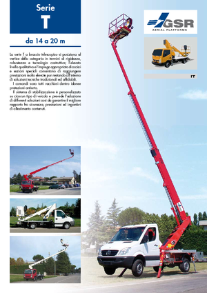 Nacele telescopice montate pe camion GSR E200T Comfort X