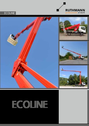 Nacele telescopice montate pe camion Ruthmann ECOLINE 180