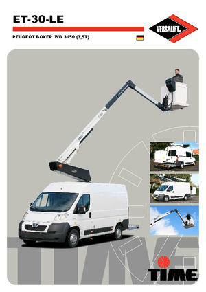 Nacele telescopice montate pe camion Versalift ET-30-LE