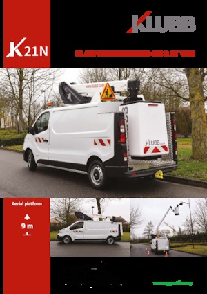 Nacele telescopice montate pe camion Klubb K21N