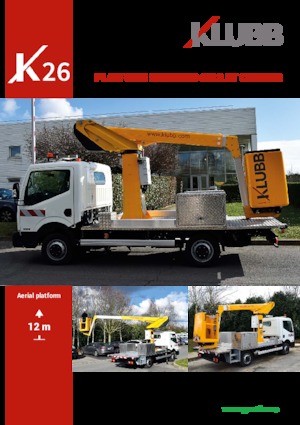 Nacele telescopice montate pe camion Klubb K26