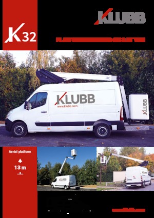 Nacele telescopice montate pe camion Klubb K32