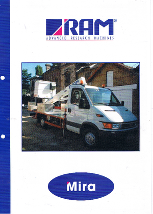 Nacele telescopice montate pe camion RAM Mira 160 T