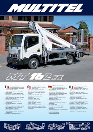 Nacele telescopice montate pe camion Multitel MT 162 EX
