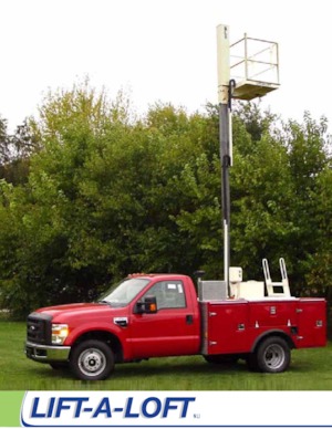Nacele telescopice montate pe camion Lift-A-Loft NLI
