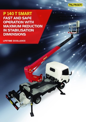 Nacele telescopice montate pe camion Palfinger P 140 T