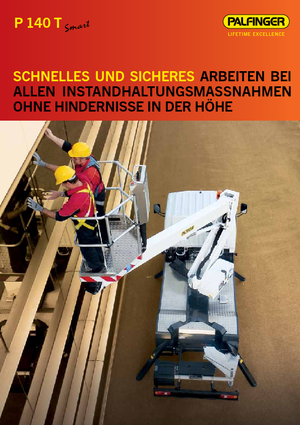 Nacele telescopice montate pe camion Palfinger P 140 T