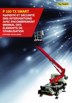 Nacele telescopice montate pe camion Palfinger P 160 TX